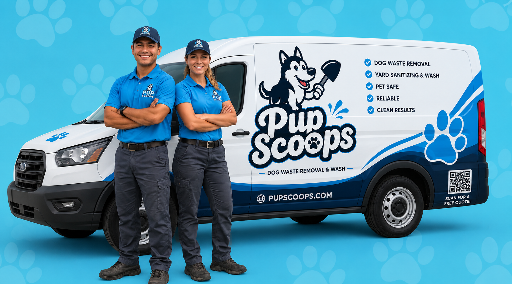 Dog park waste removal and sanitizing service